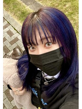 リベルテ(LIBERTE) 韓国個性的ブルー&パープルデザインカラー♪