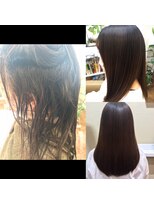 ヘアー カフェ コトノハ(hair cafe kotonoha) 【コトノハ】長崎髪質改善うるツヤ艶感ストレート　酸性縮毛矯正