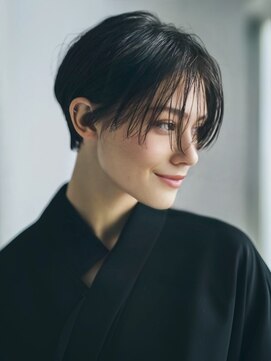 アルトリスト(Altruist Aging×HAIR&SPA) ☆イメチェンピンクベージュアンブレラカラー前髪クールショート