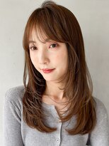 ワンカールハイライトカラーこなれヘアイメチェンくびれヘア
