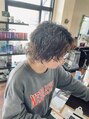 ヘアー イズム アンズー(HAIR ISM ANZU)&nbsp;マッシュボブにパーマラフにお洒落に