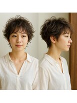 スープレックス ヘアーデザイン(SOUPREX HAIR DESIGN) ミセスエアリーパーマ ショートボブ 20代 30代 40代 50代 60代