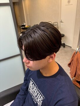 エクシア 心斎橋(EXCIA) センターパート／曲がる縮毛矯正