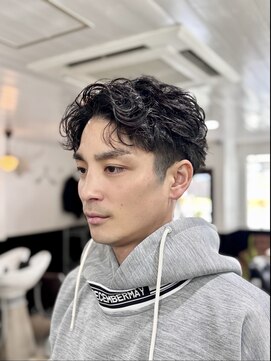 バーバーミキ(BARBER MIKI) フェザーパーマ/ショートフェザー/大人フェザー