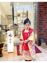 媛(en)&nbsp;七五三★3歳被布きつけ、ヘアーメイク