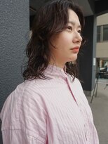 ストア(STORE)&nbsp;ミディアムレイヤーパーマ｜暖色赤みブラウン