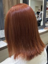 ケンジ 横須賀中央(KENJE)&nbsp;Ｗカラーハイトーンブリーチカラーオレンジカラーオージュア