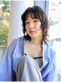 ハッシュレイヤー/くびれレイヤー/ウルフカット/くせ毛風/元町