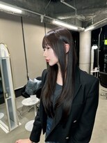 ザ シェノン ウメダ(THE CHAINON UMEDA) ダークパープル/ナチュラルショート/夏のヘアアレンジ/大阪梅田