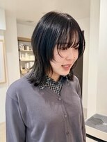 ナンバースリー 綱島店(Number Three) レイヤー外はねミディ【Number Three 綱島店】