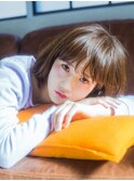 ナチュラルくせ毛風外人ボブ