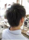 【見附・今町】束感カット　黒髪ショート