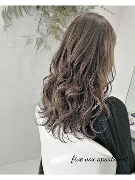 ファイブボックスヘアー 広島(five vox hair) グレージュ×ハイライト