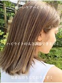 #ケアハイライト#白髪ぼかし#ミルクティー#くびれ