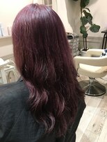 ヘアー カラー キー(HAIR color KEY)&nbsp;バイオレットダブルカラー、艶ロング