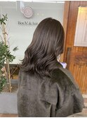 【ブリーチなしグレージュ】