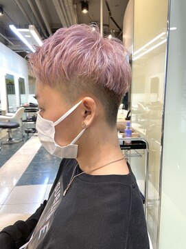 モア 下通店(MORE) ピンクパール×刈り上げ