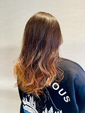 トライベッカスマートサロン(TRIBECA smart salon) オレンジグラデーションカラー
