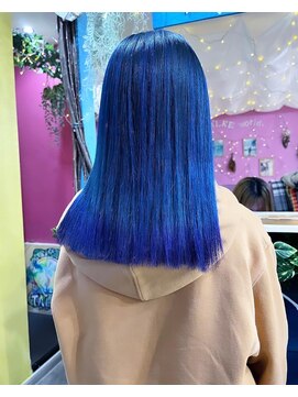 トーク 伊丹本店(TAL'KE) TAL'KE/ネイビーバレイヤージュ×テールパープル_1070