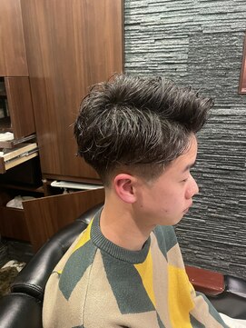 ヒロギンザバーバーショップ 神楽坂店(HIRO GINZA BARBER SHOP) 73パーマ×フェードスタイル
