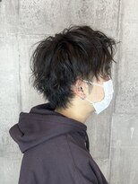 ビスポーク(BESPOKE)&nbsp;無造作マッシュメンズショート☆ツイストスパライラルパーマ