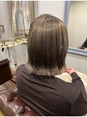 ハイライトで造る透明感カラー▲uiic umeda 中沢恵理