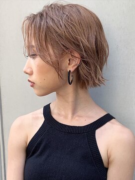 シー バイ ロンド 新宿(Sea by Lond) ボブ×チョコレートカラー【髪質改善/新宿/レイヤー/縮毛矯正】