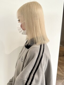 コト 福井大和田店(coto) 福井　大和田　ハイトーンカラー　ホワイトブロンド　ブリーチ