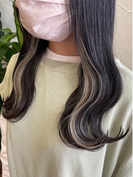 アン ブリーチ 大宮駅東口店(UN BLEACH) 【インナーカラー♪♪】ホワイトイヤリングカラー♪♪