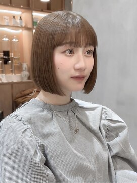 ロンド ブランシュ 錦糸町北口(Lond blanche) 前髪アンブレラカラーこなれミディイメチェンウェーブパーマ