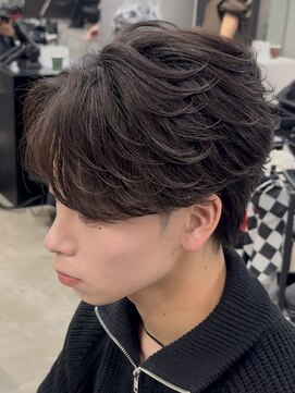 エデアンホンテン メンズサロン(EDEAN 本店 (旧:EDEAN 上通)) 熊本フェザーパーマ フェザーショート MEN'S HAIR メンズヘア