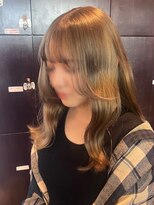 シュシュ 宜野湾店(chou chou)&nbsp;イメチェン/ホワイトブロンド/外ハネボブ/ワイドバング/宜野湾