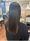 髪質改善ストレート/インナーブリーチあり