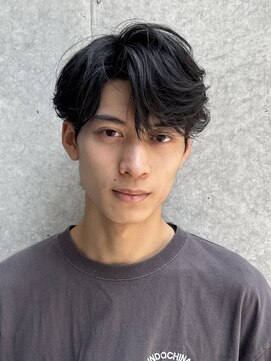 ノラ ギンザ(NORA GINZA) ビジネスショートニュアンスパーマセンターパートダウンパーマ