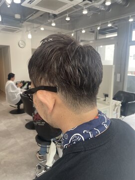 ファルベ(Farbe) メンズメッシュ　白髪ぼかし