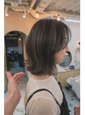 地毛風カラー/ナチュラルレイヤーカット/ショートボブ[船橋]