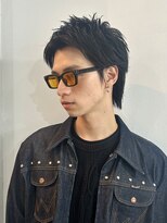 クロト(Clotho) スパイキーショート/ツイストスパイラル波巻きメンズウルフ