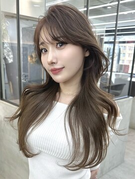 ロンドシエル 横浜(Lond ciel) 暗めカラー/韓国風巻き/レイヤーカット/髪質改善/縮毛矯正/横浜