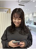 ロングパーマ