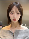 スタイリングが楽なぱつっとボブ★