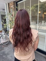 サロン(SALON)&nbsp;大人でも似合うピンクパーマロングヘア