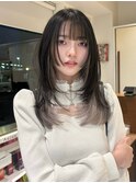 姫カットlayer/２ブリーチdesigncolor【会話控えめ美容師Runa】