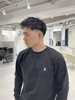 ギア(GEAR.)&nbsp;フェード×短髪パーマ