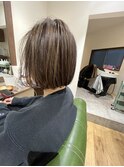 【きれいに伸ばすボブ】