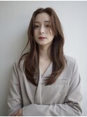 レイヤーカットウルフカットボブグレージュオリーブべージュ