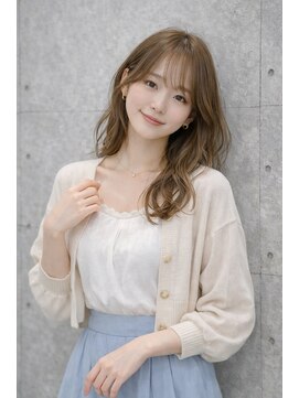 アグ ヘアー ロジェット 松本桐店(Agu hair rojet) カーキベージュ×韓国ミディアム