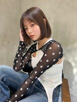 レニーバイエース(LANY by ACE)&nbsp;【LANY横浜】切りっぱなしボブ×オリーブグレージュ