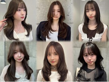 LUVISM 栄店/名古屋/ダブルカラー/ブリーチ/顔周りレイヤー/学割【5月1日OPEN(予定)】の写真/小顔効果＆抜け感◎顔まわりレイヤーで垢抜け美人に♪ 