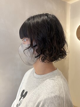 LUVISM 栄店/名古屋/ダブルカラー/ブリーチ/顔周りレイヤー/学割【5月1日OPEN(予定)】 ミディアム/ボブ/レイヤー/顔周りレイヤー/パーマ/艶カラー