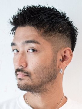 メリケンバーバーショップ トーキョー(MERICAN BARBERSHOP TYO) バーバースタイル/フェザーアップ/スパイキーショート